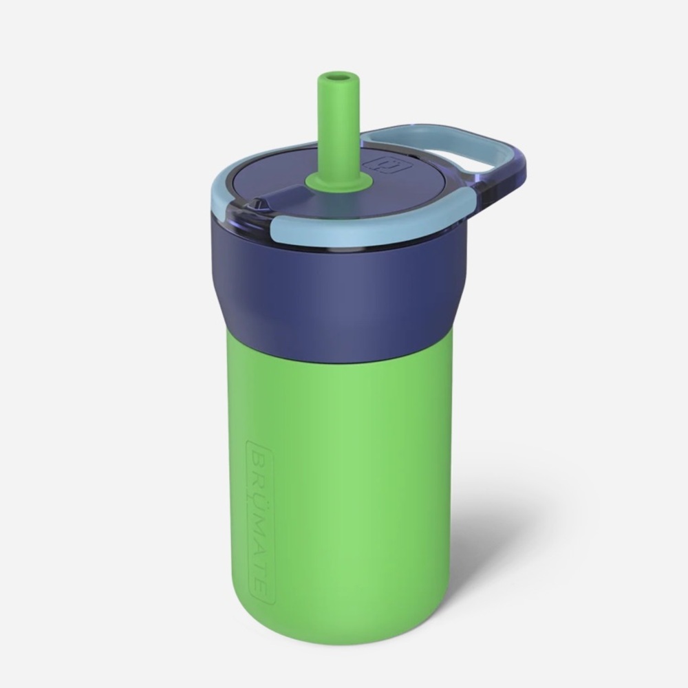 BrüMate Leap 12 ounce Tumbler with Straw - Neutron - Green and Blue